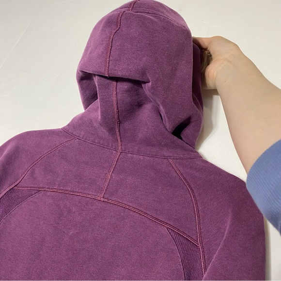 Vintage Lululemon Athletica Purple Scuba Hoodie 4 - Picture 10 of 13